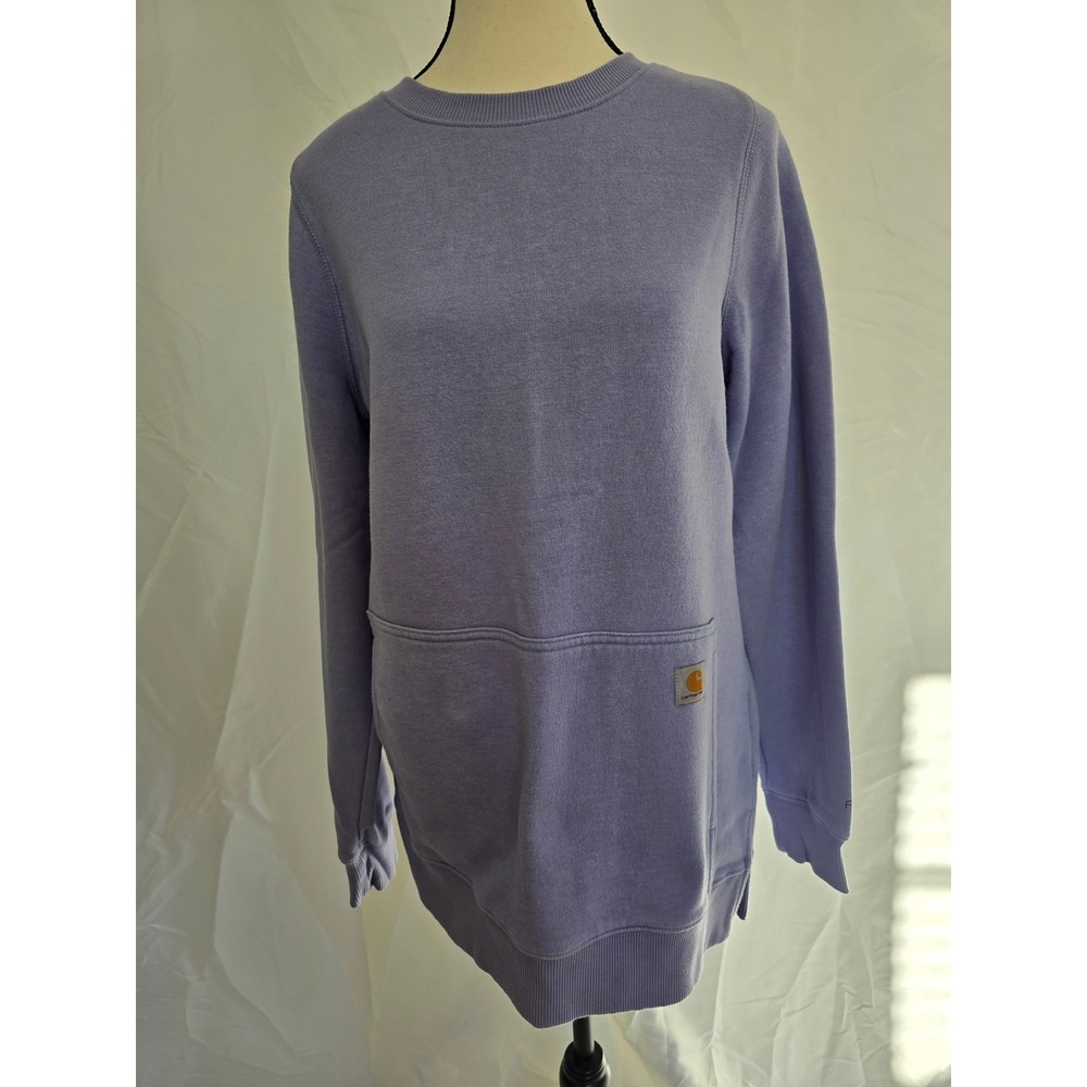 Carhartt Force Relaxed Fit Lavender Crewneck Sweatshirt Women's Size Small